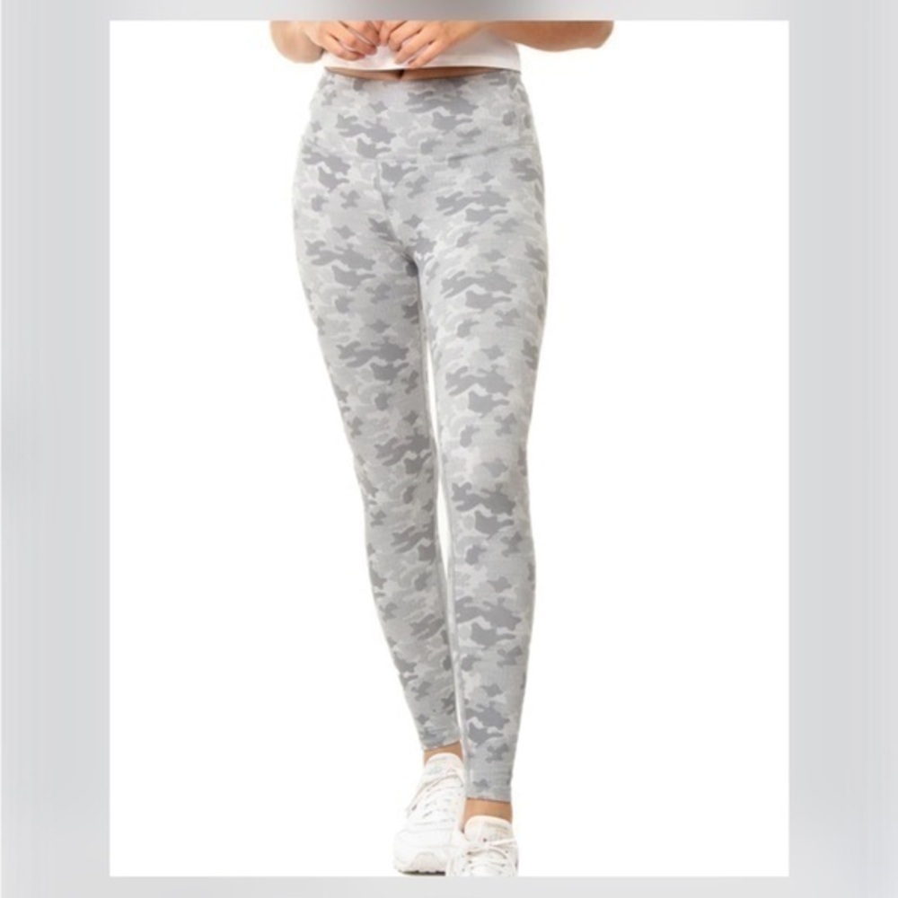 Kyodan Soft Camo Jacquard Ultra High-Waist Leggings Athletic Yoga Sports Medium